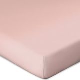 Bassetti Hoeslaken voor boxspringtopper Uni kleur Rose P5/746 afmeting 90x190 100x220cm