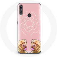 Maniacase Hoesje voor Huawei p30 lite Dogue de Bordeaux symmetrische foto
