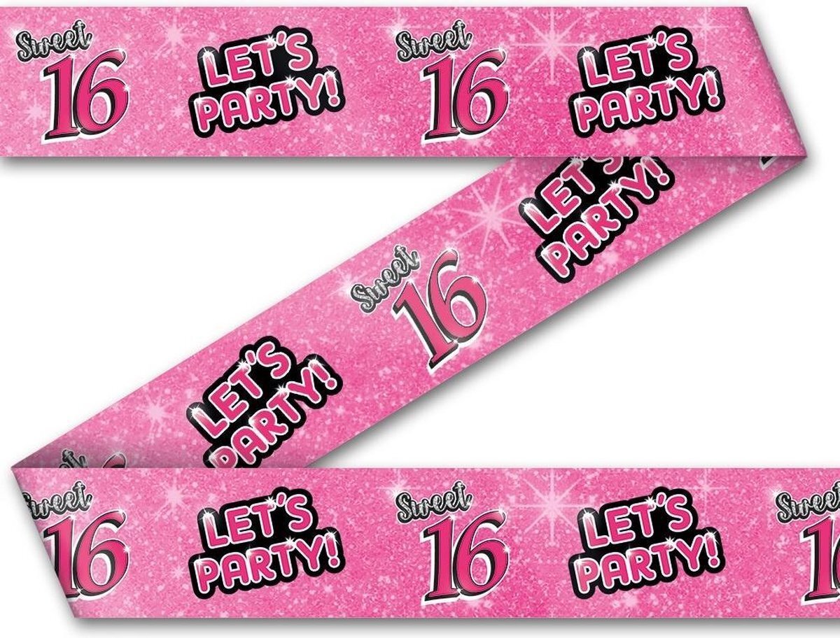 Paper Dreams Markeerlint Sweet 16 12 Meter Pvc Roze