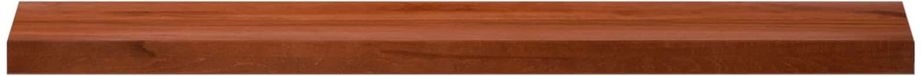 vidaXL Raamprofielen 2 st bruin 110 x 15 x 2 cm massief beukenhout