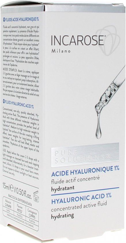 Incarose Pure Solutions Hyaluronzuur 15 ml