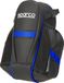 Sparco Blauwe Nylon Fietszadeltas Geschikt Voor Lange Reizen Met Dubbele Zak En Reflecterende Band