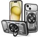 Techsuit RuggedCam iPhone 15 Housse arrière Gris