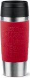 Emsa Travel Mug Classic N2020400 reisdrinkbeker 360 ml Zwart, Rood, Roestvrijstaal