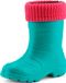 Ladeheid Bottes de pluie enfant - Caoutchouc - avec chausson intérieur - EVA - Chausson intérieur lavable - LA-LMG-845-AspenKids - Turquoise/rose - 26
