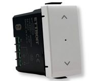 Elektronova Schakelaar voor rolluiken Zigbee/Tuya verbonden Smart wifi-module compatibel met houders Bticino Matix wit