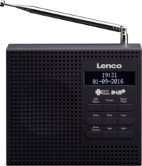 Lenco PDR-19BK DAB+ Tafelradio Zwart