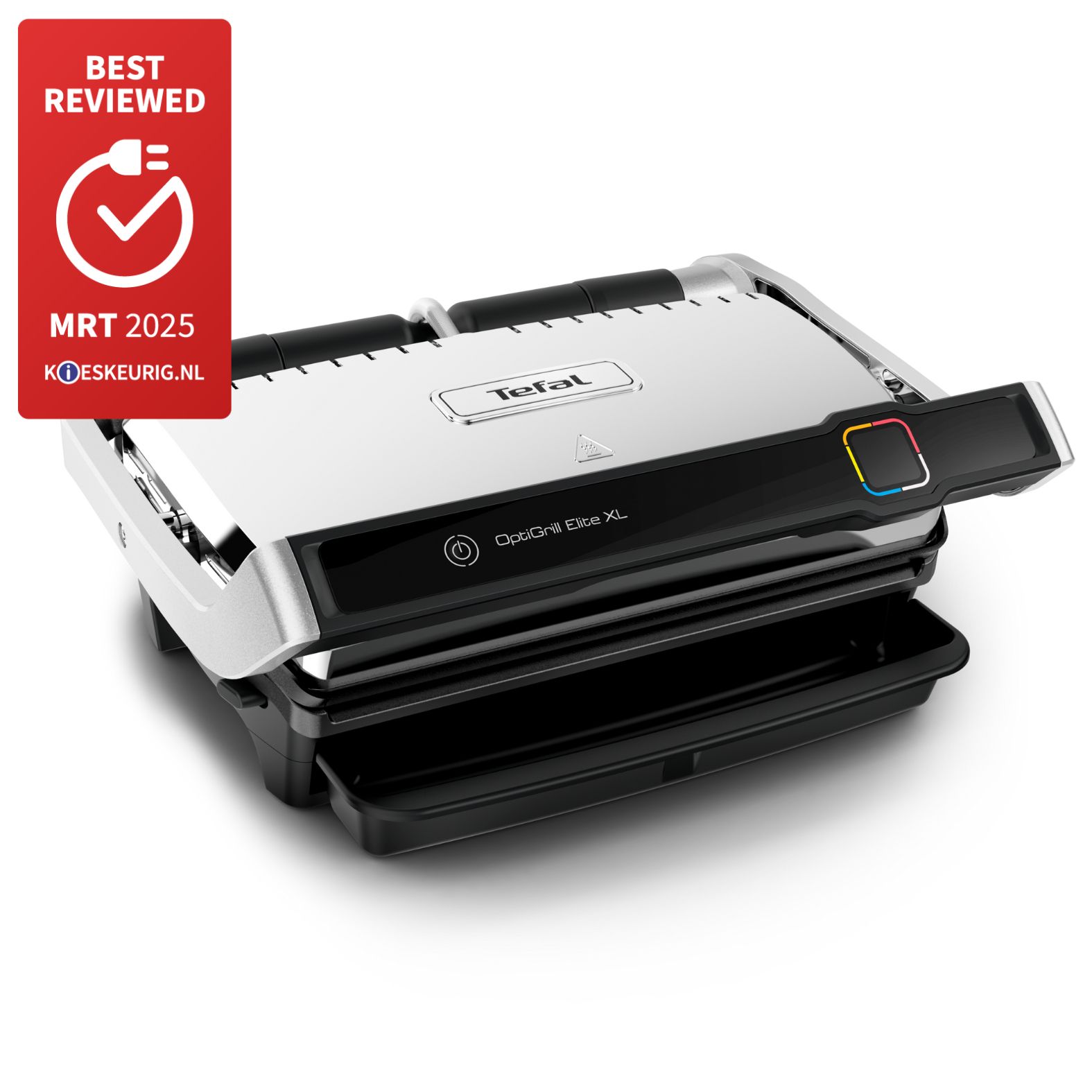 Tefal OptiGrill Elite XL GC760D Contactgrill - Roestvrijstaal
