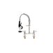 Vogue Twin Voetstuk Mini Pre-Rinsers 610X215X80mm Mengkraan Swivel Kraan
