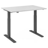 hjh OFFICE PRO Bureau XMKA Elektrisch hoogteverstelbaar 120 x 80 cm Grijs