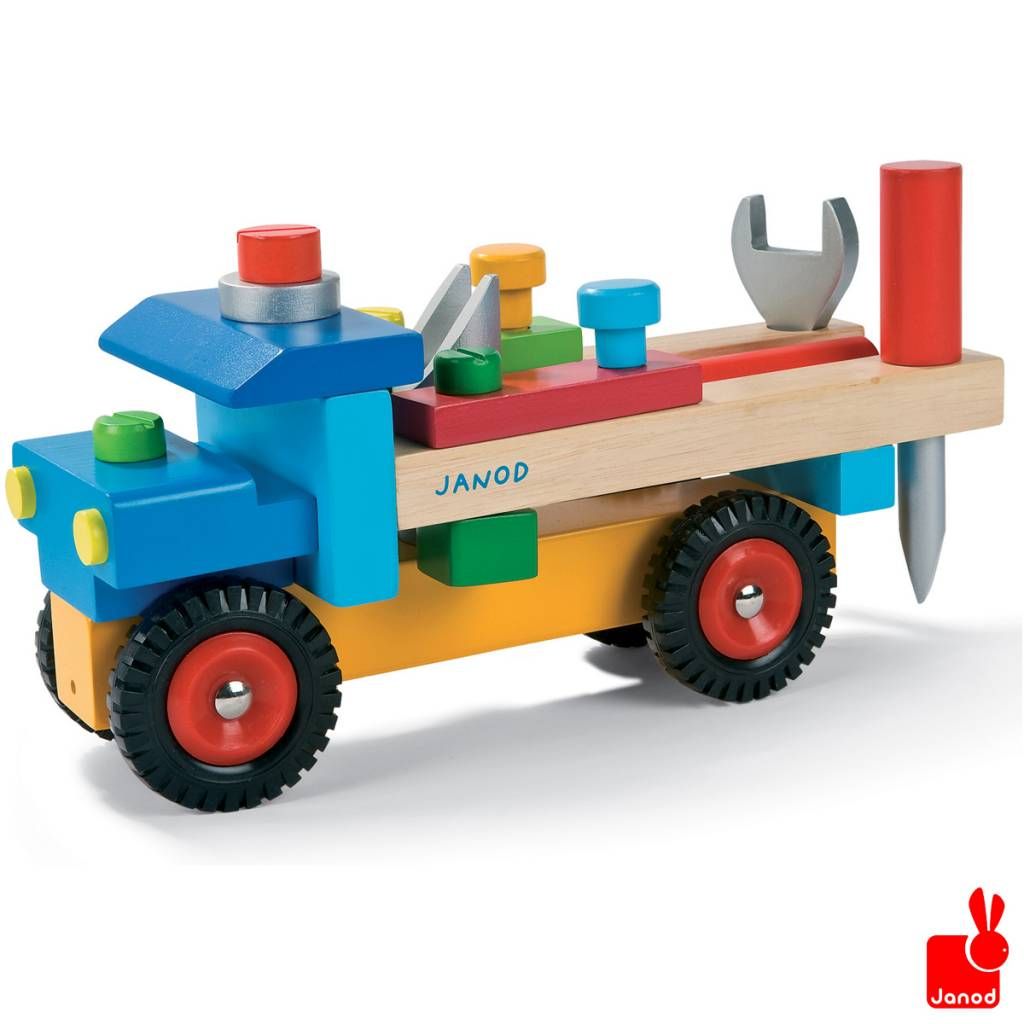 Janod Vrachtwagen Met Gereedschap - 3700217350222