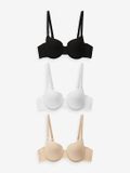 Next Dames Katoenmix Ultiem Comfort Beha's Verpakking van 3 - Zwart