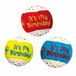 Croci Pet's Party Interactieve tennisbal voor honden om te spelen en te trainen, 3 stuks