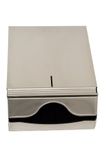 Funny Dispenser voor papieren handdoeken, afsluitbaar roestvrij staal, 500 doeken, 1 stuk verpakt (1 x 1 stuks)