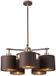 Steady Lighting Bohemian Kroonluchter Metaal Bruin E27 55.2cm