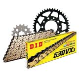 Kettingset DID Kettingset staal 530VX3 / 106 eindeloos voor Honda CB F F2 Bol d`Or 900 cc bj. 1979-1983