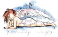 Sabine Gerke Impression d'art - Engel Nr, 16 30x24cm