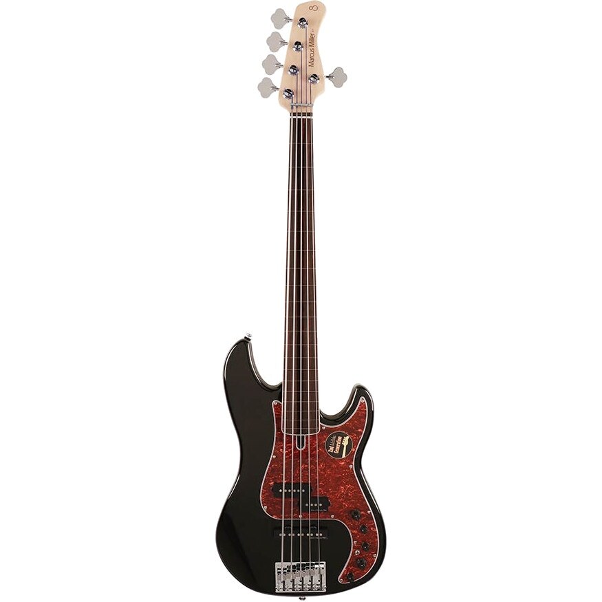 Sire Marcus Miller P7-5 2nd Gen Fretless Alder FL Black