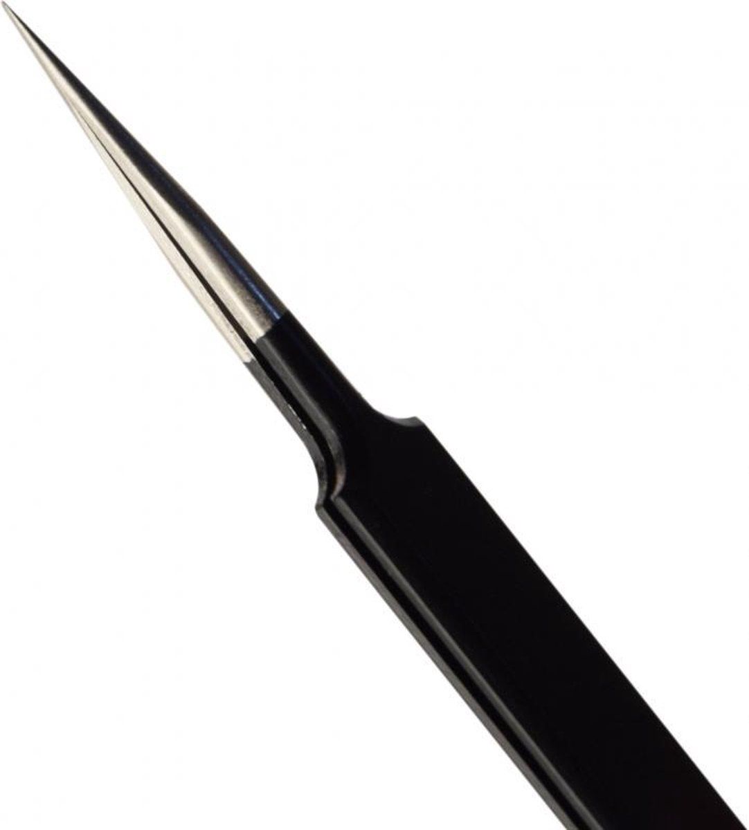 Wiha 32334 Precisiepincet Spits, naaldfijn 110 mm - Meerkleurig