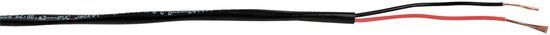 DAP SPC-275 Dca-s2-d0-a3 2 x 0.75 mm² CPR speakerkabel 300 meter zwart