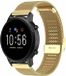 By Qubix - Milanese bandje voor Garmin - 18mm - Goud