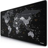 TITANWOLF Titanwolf XXL gaming-muismat, wereldkaart, 900 x 400 x 3 mm