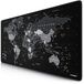 TITANWOLF Titanwolf XXL gaming-muismat, wereldkaart, 900 x 400 x 3 mm