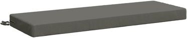 vidaXL Bankkussen SOEST 100% Polyester Grijs 120 x 40 x 8 cm