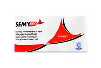 Semy Top Toiletpapier, 2-laags, 400 vellen, recycling, wit, 7-pack (7 x 8 stuks)