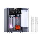 Jimmy R9 Osmoseinstallatie drinkwater op tafel, omgekeerde osmose-installatie, waterfilter, met warmwaterdispenser, 7-traps filtratie RO & mineralen, UV, 3S-verwarming, 7 temperatuuropties, set