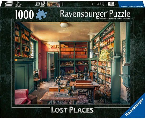 Ravensburger Puzzel Lost Places - Mysterious Castle Library - 1000 stukjes