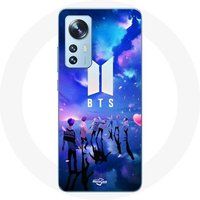 Maniacase Etui voor Xiaomi Mi 12 / 12X Bangtan Sonyeondan BTS Fanart Logo