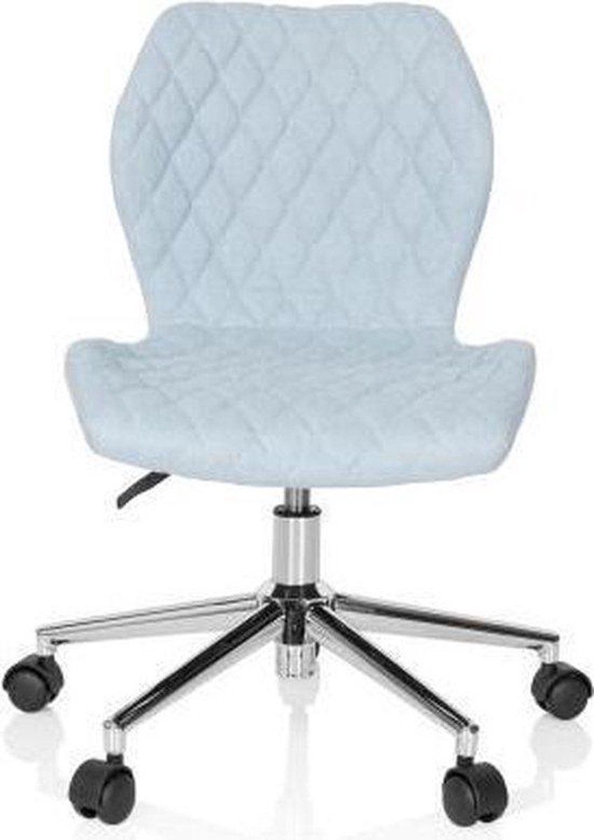 HJH OFFICE JOY II Kinder bureaustoel - Lichtblauw - Stof