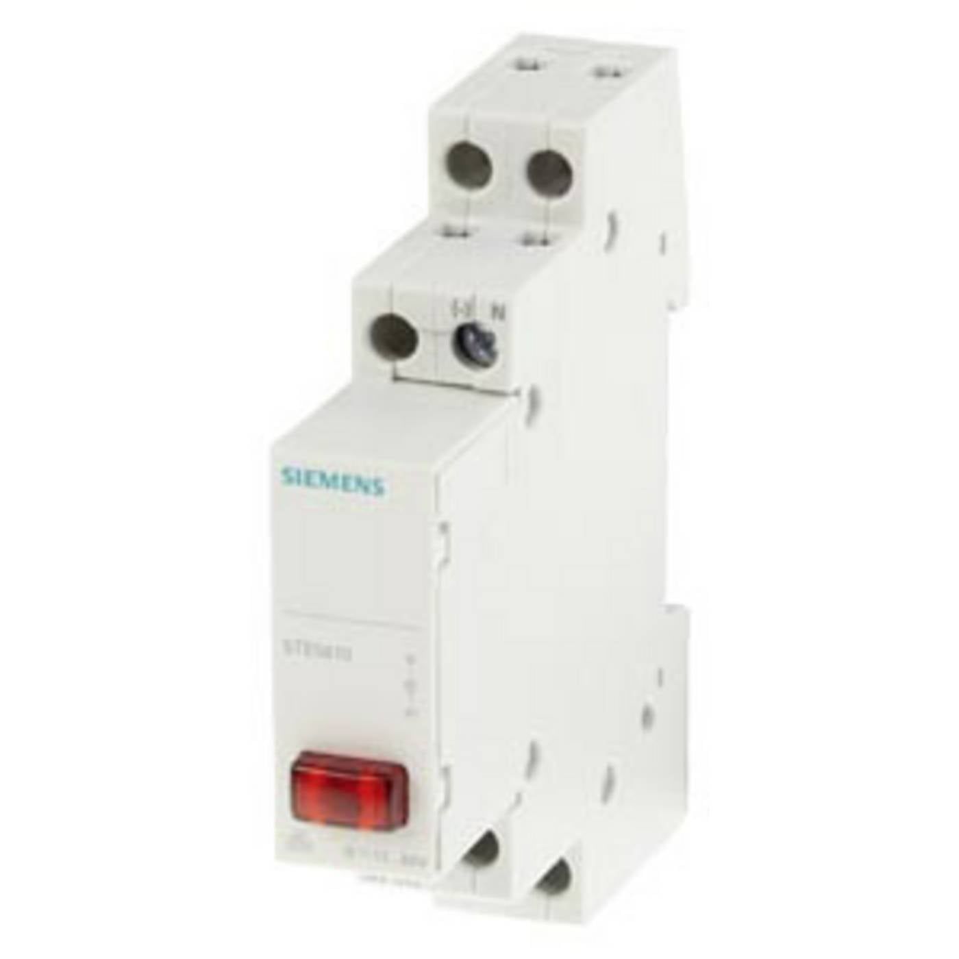 Siemens Verlichte druktoetsschakelaar Grijs 6 mm² 5TE5800