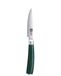 Richardson Sheffield Midori Damast-keukenmes, 3,5 inch, professioneel damastmes, extreem scherp & snijvast, fruitmes, schilmesje, AUS-10 Damascus staal, Micarta, zilver/groen