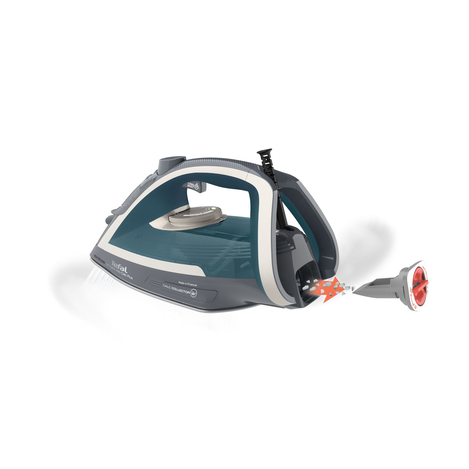 Tefal Ultragliss Anti-Calc Plus FV6842 - Steam Iron - 2800W - Blue/Silver