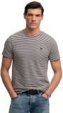 Superdry Classic Essential Gestreept T-shirt Heren S Prep Navy Stripe