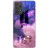 Maniacase Coque Pour Samsung Galaxy A73 bts groupe musique de kpop logo