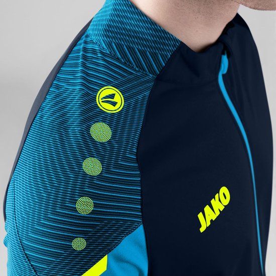 Jako Performance Sportjas Mannen - Maat M - navy - geel - blauw