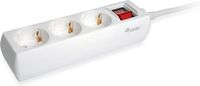 Multiprise 3 prises Schuko 1,5 m câble avec interrupteur