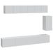 vidaXL meuble TV 6 pièces bois de chêne blanc
