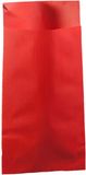 Merkloos / Sans marque Cadeauzakje Effen Rood – 17×25 cm – 50 st – 70 g/m² Gestreept Kraft