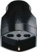 Vimar Stopcontact 2-polig + aarde 16 A universeel axiaal zwart