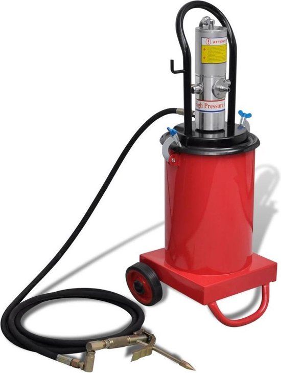 vidaXL Pneumatische vetspuit 12 L