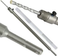 SDS+ Adapter 350mm voor kronen - Staal - SDS-plus adapter