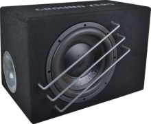 Ground Zero GZUB 10BR - Subwoofer in kist - 450 Watt