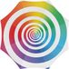 Gebro Parasol - regenboog spiraal - D180 cm - UV-bescherming - incl. draagtas