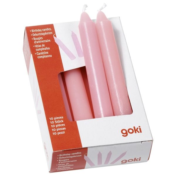Goki 15426 - Rood/Roze - 10 cm - 10 stuks