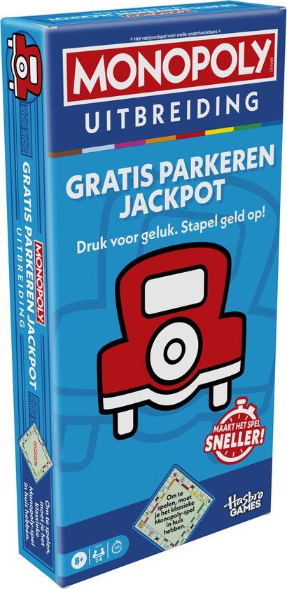 Monopoly Gratis Parkeren Jackpot - Uitbreiding voor Monopoly - Gezelschapsspel