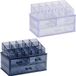 Touch of Beauty Make Up Organizer - Opbergdoos met Vakjes - Cosmetica, Skincare en Nagellak Organizer Bakjes - 13.5x13x16 cm - Willekeurige Zending Zwart of Wit